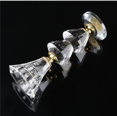 Tall Golden Silver Flower Stand Metal Candle Holder Centerpieces