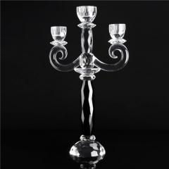 Hot Sell Table Centerpiece Crystal Wedding Crystal Candelabra