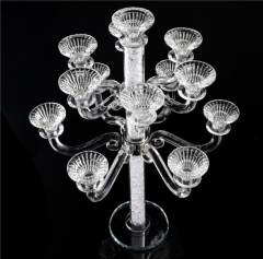 Tall Hurricanes Wedding Table Floral Crystal Candelabra