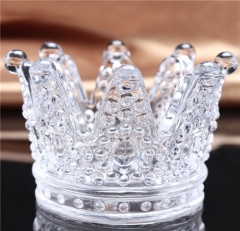 New Top Grade Candlestick Crystal Glass Crown Candle holder