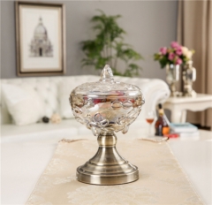Tall Golden Silver Flower Stand Metal Candle Holder Centerpieces