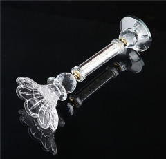 Tea Light Holders Crystal Single Crystal Candelabra Wedding Centerpieces