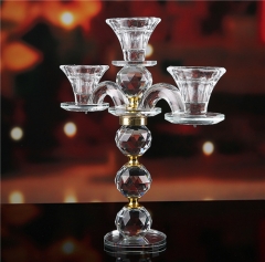 Natural Gold Candle Holder Crystal Tea Light Candle Holder