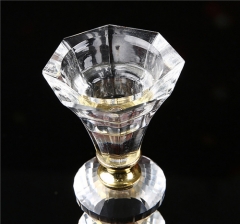 Tall Golden Silver Flower Stand Metal Candle Holder Centerpieces