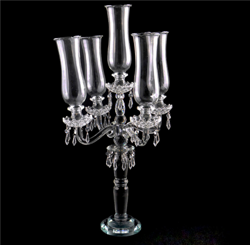 Manufacture Wholesale Crystal Candle Cup Holder Luxury Vase Antique