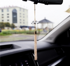 Flower Crystal Car Hanging Ornaments China Factory