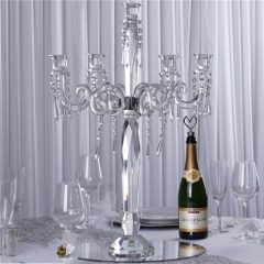 Wedding Large Crystal Candelabra Crystal Tall Candle Holders Wedding Centerpieces