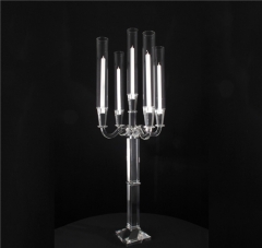 Modern Pillar Candle Holder Table Lampshades Candelabra Wedding Centerpiece