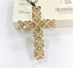 Wholesale Crystal Cross Pendant For Car Decoration Wedding Gift