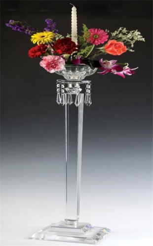 Wedding Crystal Candelabra Centerpiece And Flower Stand For Tables