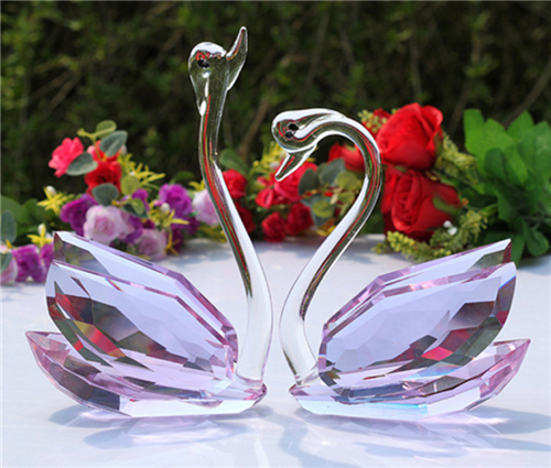 New Beautiful Crystal Swan Wedding Favors Wholesale