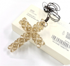 Wholesale Crystal Cross Pendant For Car Decoration Wedding Gift