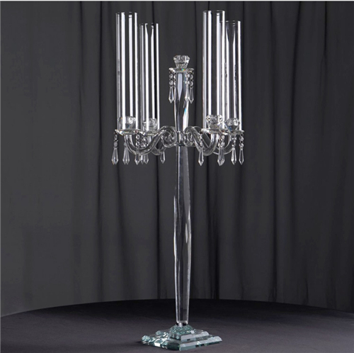 China Manufature Christmas candle holder stick crystal At Good Price