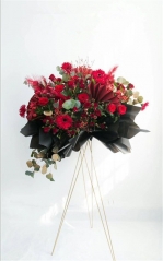 Gold Metal Fresh Flower Stand For Wedding Decoration