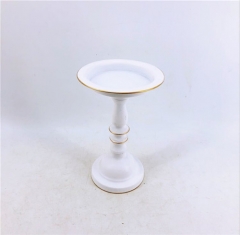 Brass Coated Aluminum Small Metal Candle Stand