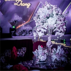 Tall Flower Glass Vase Centerpieces For Wedding Decoration