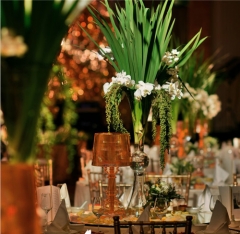 Tall Flower Glass Vase Centerpieces For Wedding Decoration