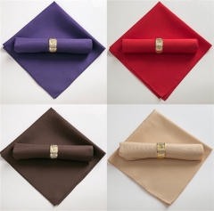 Stocked Wedding Banquet Hotel Colored Napkin Cloth