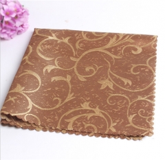 Factory Wholesale Gold 100% Polyester Napkin Cloth