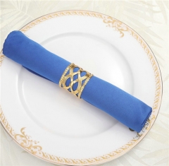 Wholesale Gold Elegant Wedding Banquet Event Party Satin Napkin