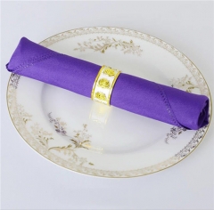 Cotton Piece Dyed Single Design Table Napkins For Hotel