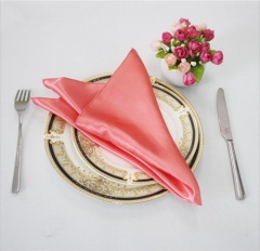 Purple Colored Table Napkins For Wedding Dinner