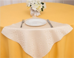 Polyester Dinner Table Cloth Decorative Napkin Restaurant