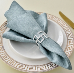 Luxury Green Colored Decorative Embroidered Napkin Cloth