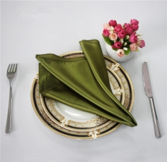 Green Colored Table Cloth Napkins Linen For Wedding Decoration