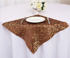 Gold Napkin Cloth 100% Cotton For Hotel Tables