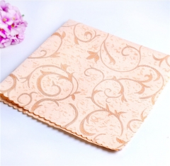 Factory Wholesale Gold 100% Polyester Napkin Cloth