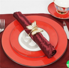 Wholesale Fancy Wedding Banquet Event Party Satin Napkin