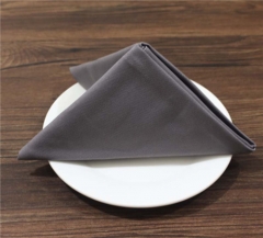 Polyester Hotel Plain Table Napkin For Wedding Party Dinner