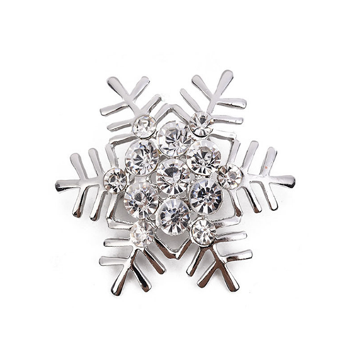 Silver Snowflake Napkin Ring For Christmas Decoration