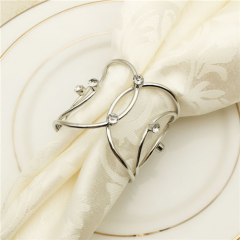 Silver Napkin Ring With Diamond on Wholesale