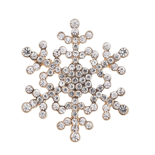 Snowflake Rhinestone Napkin Ring For Wedding Table Decoration