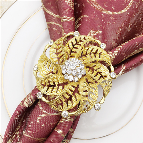 Fashion Sunflower Napkin Ring For Wedding Event