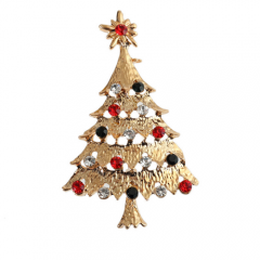 Colored Christmas Tree Designed Table Napkin Rings Holder