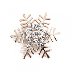 Silver Snowflake Napkin Ring For Christmas Decoration
