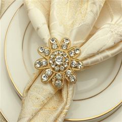 Wholesale Luxury Crystal Rhinestone Napkin Rings Holders