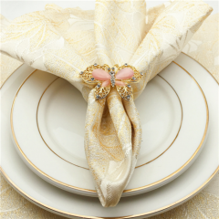 Butterfly Designed Wedding Napkin Ring for Dinner Table Decoration