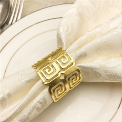 Metal Napkin Ring Wedding Party Dinner Table Decoration