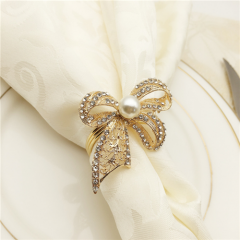 China Supplier Wholesale Gold Napkin Rings For Wedding