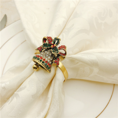 Custom Santa Bells Rhinestone Napkin Rings China Wholesale