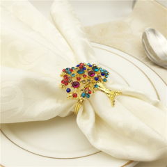 New Arrivals Wholesale Christmas Tree Napkin Rings For Wedding