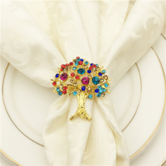 New Arrivals Wholesale Christmas Tree Napkin Rings For Wedding