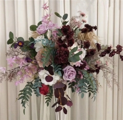 Artificial flower centerpiece for wedding decoration