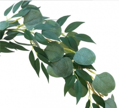 Greenery Eucalyptus Artificial Garland Vine Eucalyptus Leaf Garland For Wedding