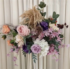 Artificial flower centerpiece for wedding decoration