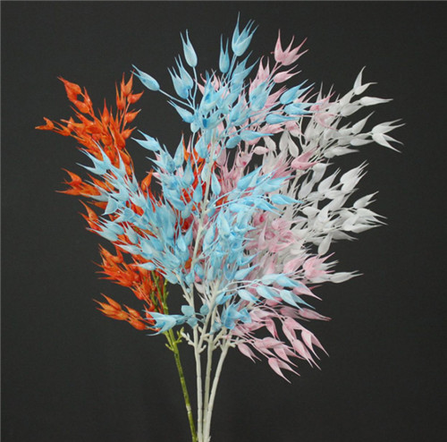 Lusia Decorative Silk Artificial Flowers White Preserved Chrysanthemum